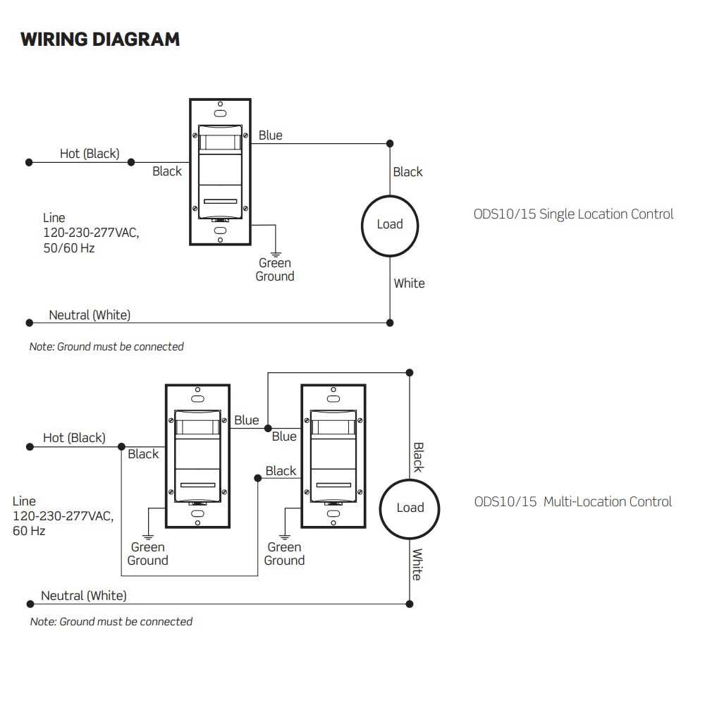 motion sensor light switch circuit diagram