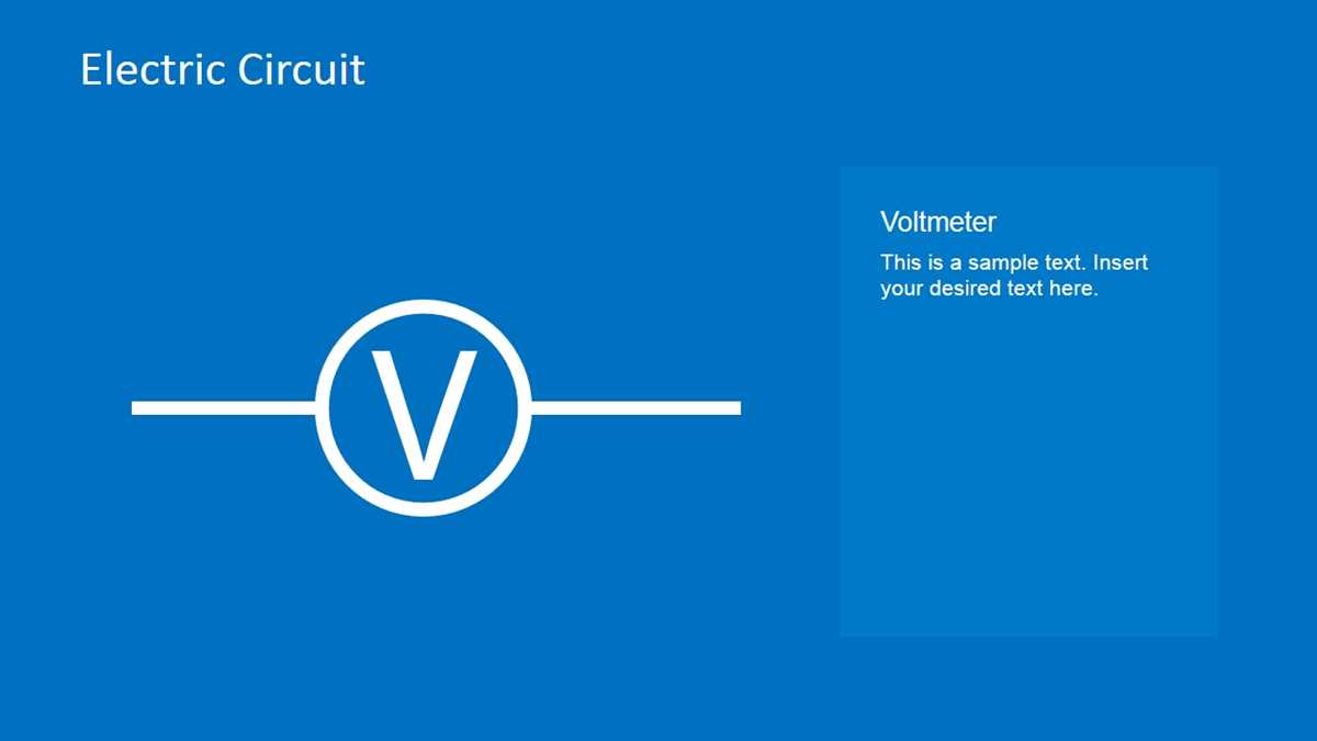circuit diagram voltmeter symbol