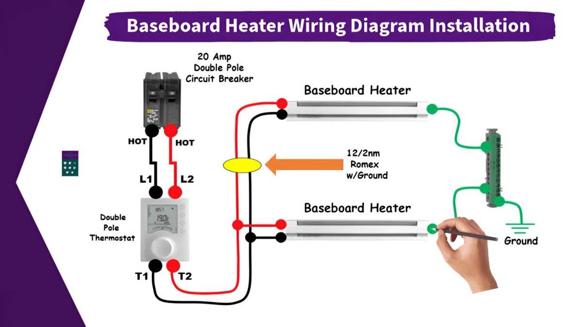 240v electric baseboard heater wiring diagram