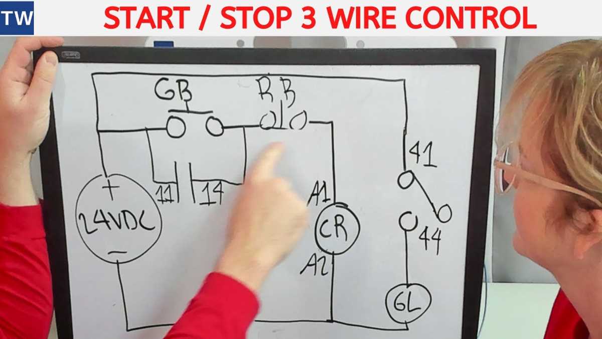 3 wire start stop wiring diagram