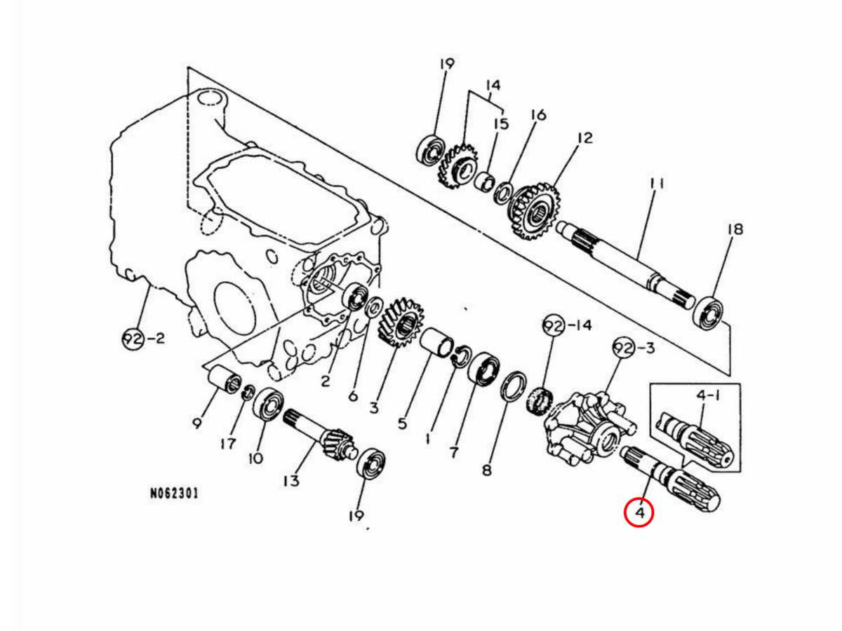 yanmar tractor parts diagram