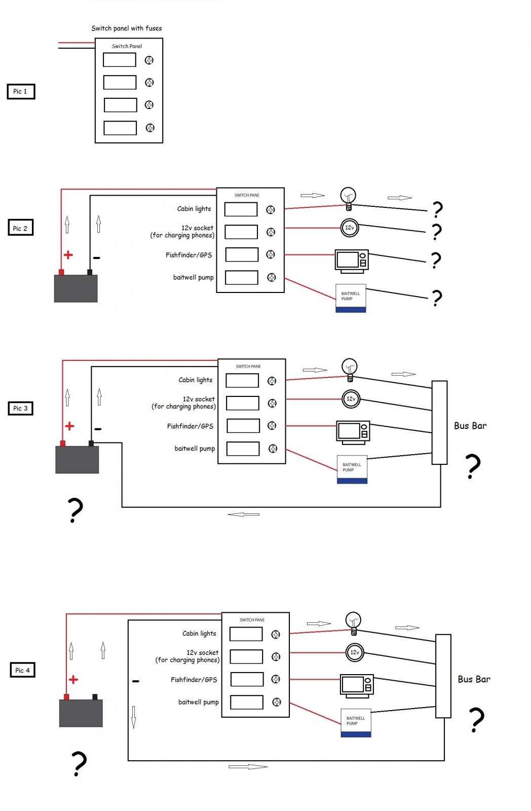 marine 12v switch panel wiring diagram marine 12v switch panel wiring diagram