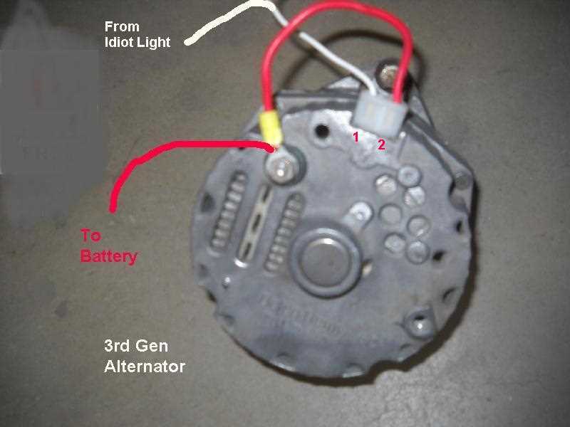 gm alternator wiring diagram 3 wire