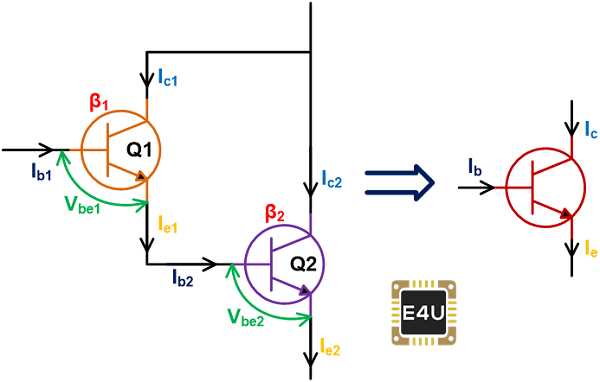 darlington circuit diagram