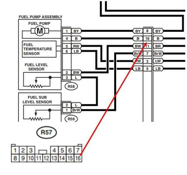 4 wire fuel pump wiring diagram