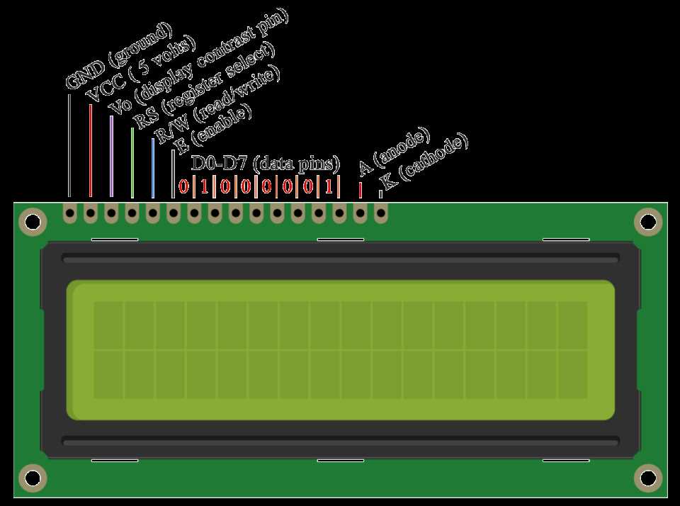 lcd display circuit diagram