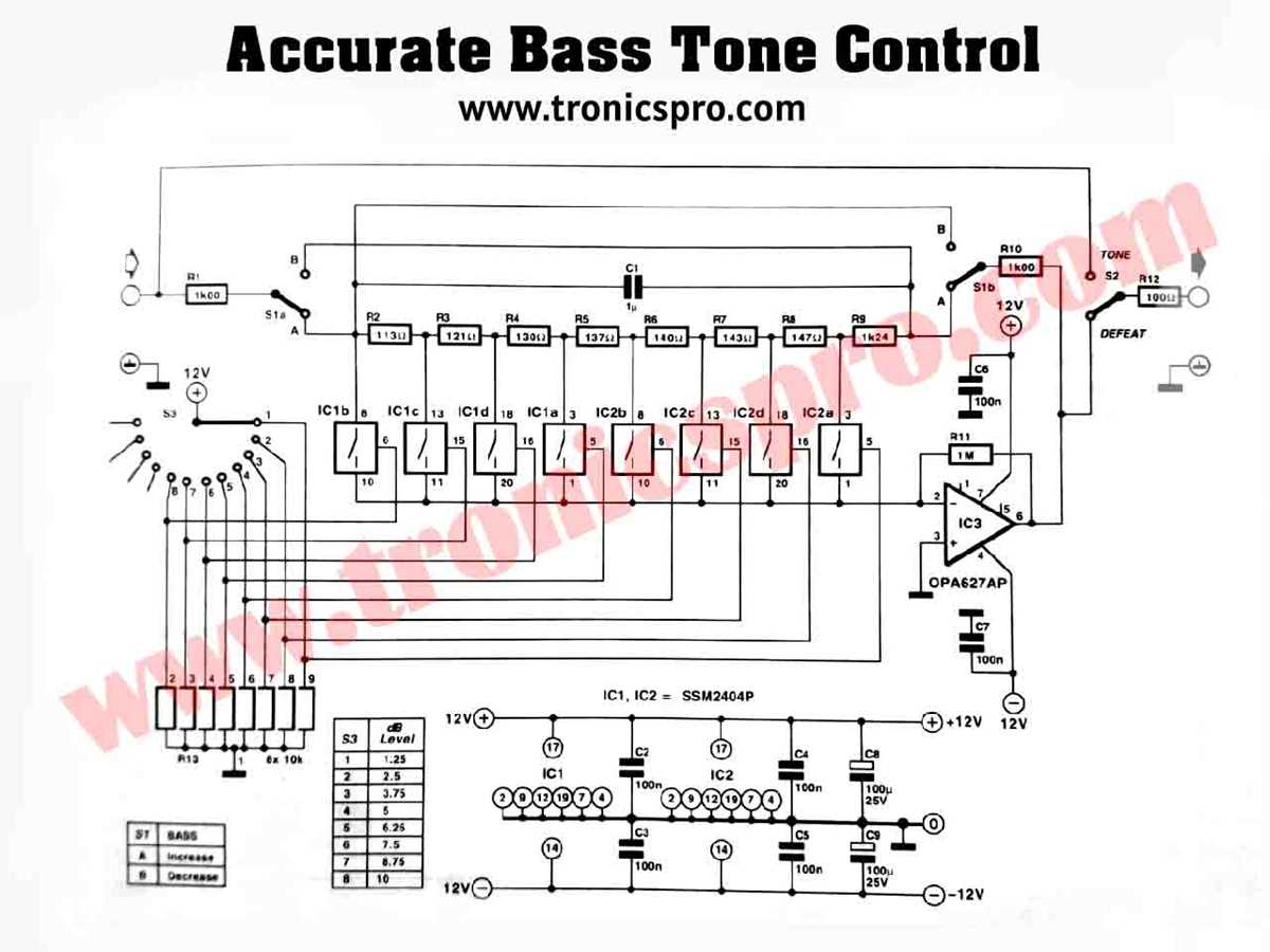 bass guitar circuit diagram bass guitar circuit diagram