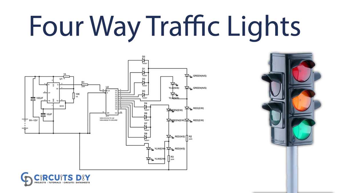 circuit diagram traffic light